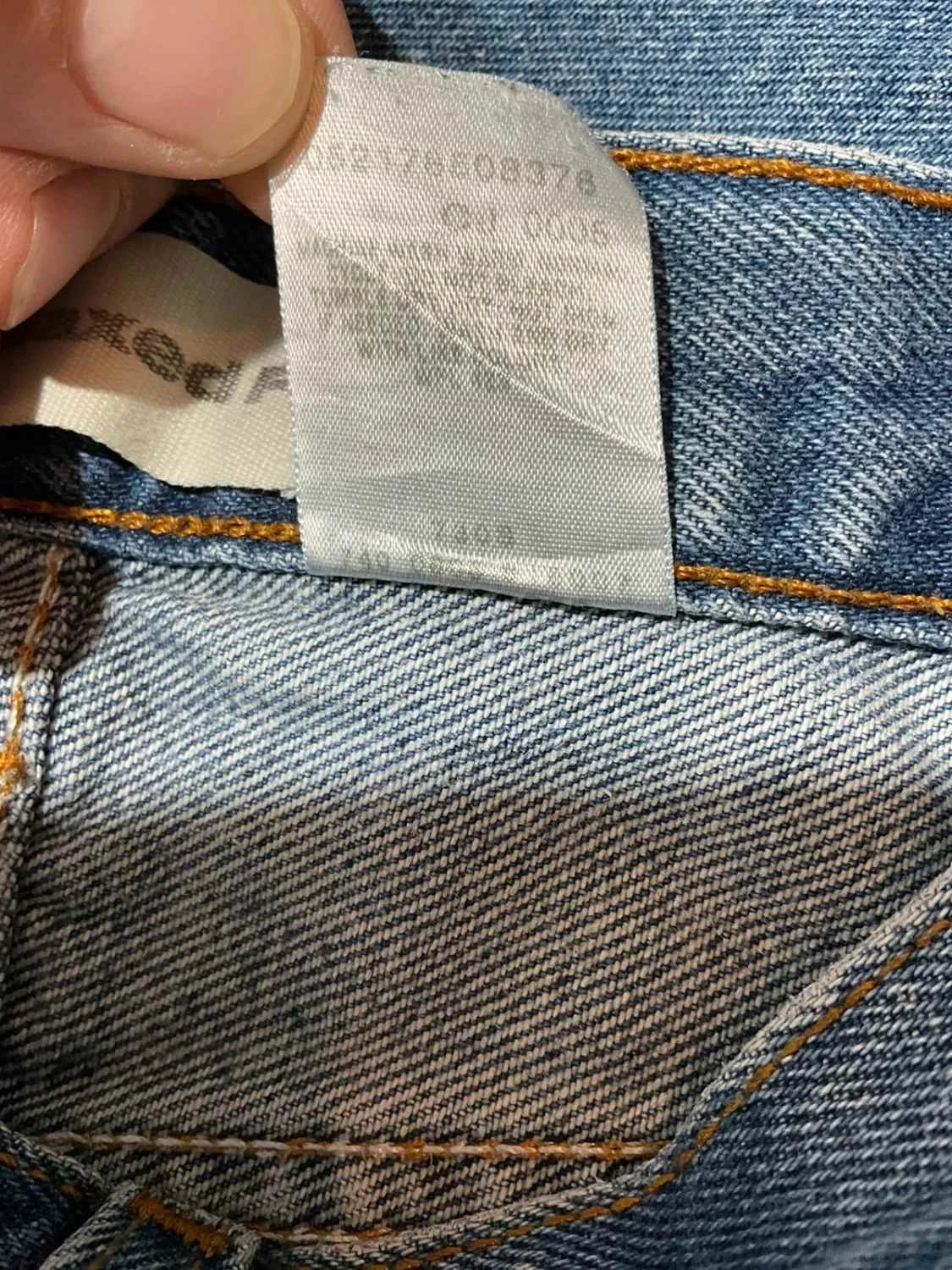 Jean Levi's 550 Relaxed Fit Unisexe W28 L32 Vintage 100% Coton Bleu délavé – photo 12